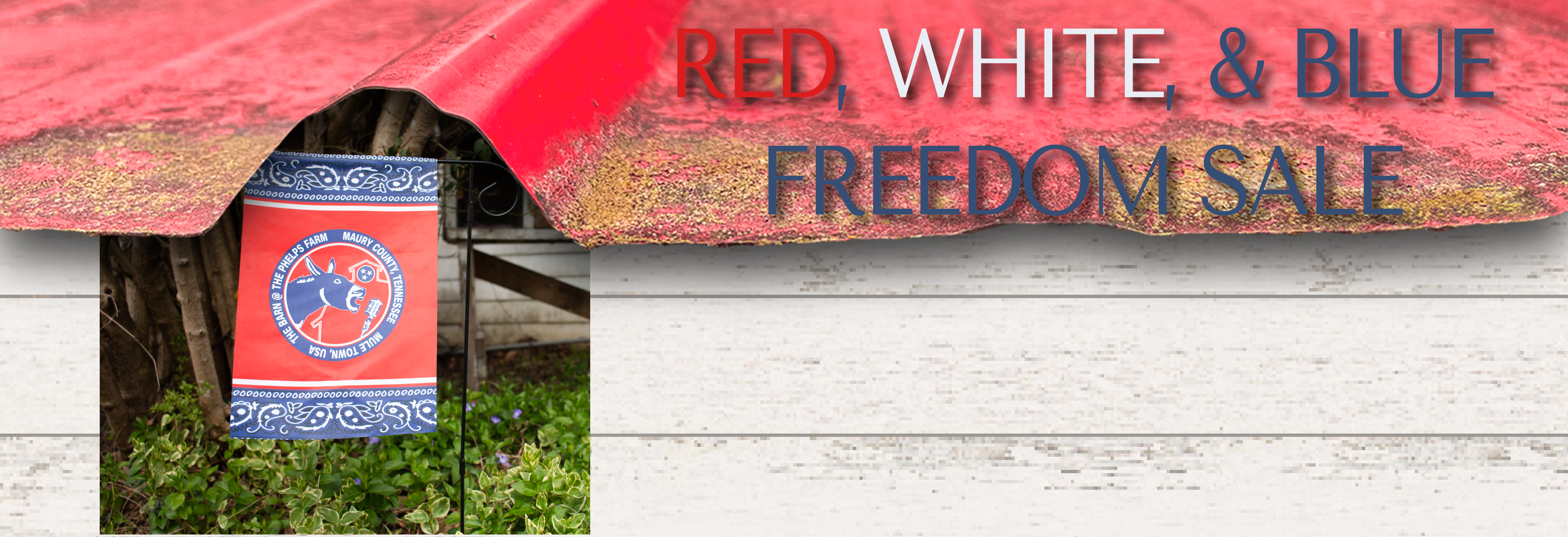 Red, White and Blue Freedom Sale!