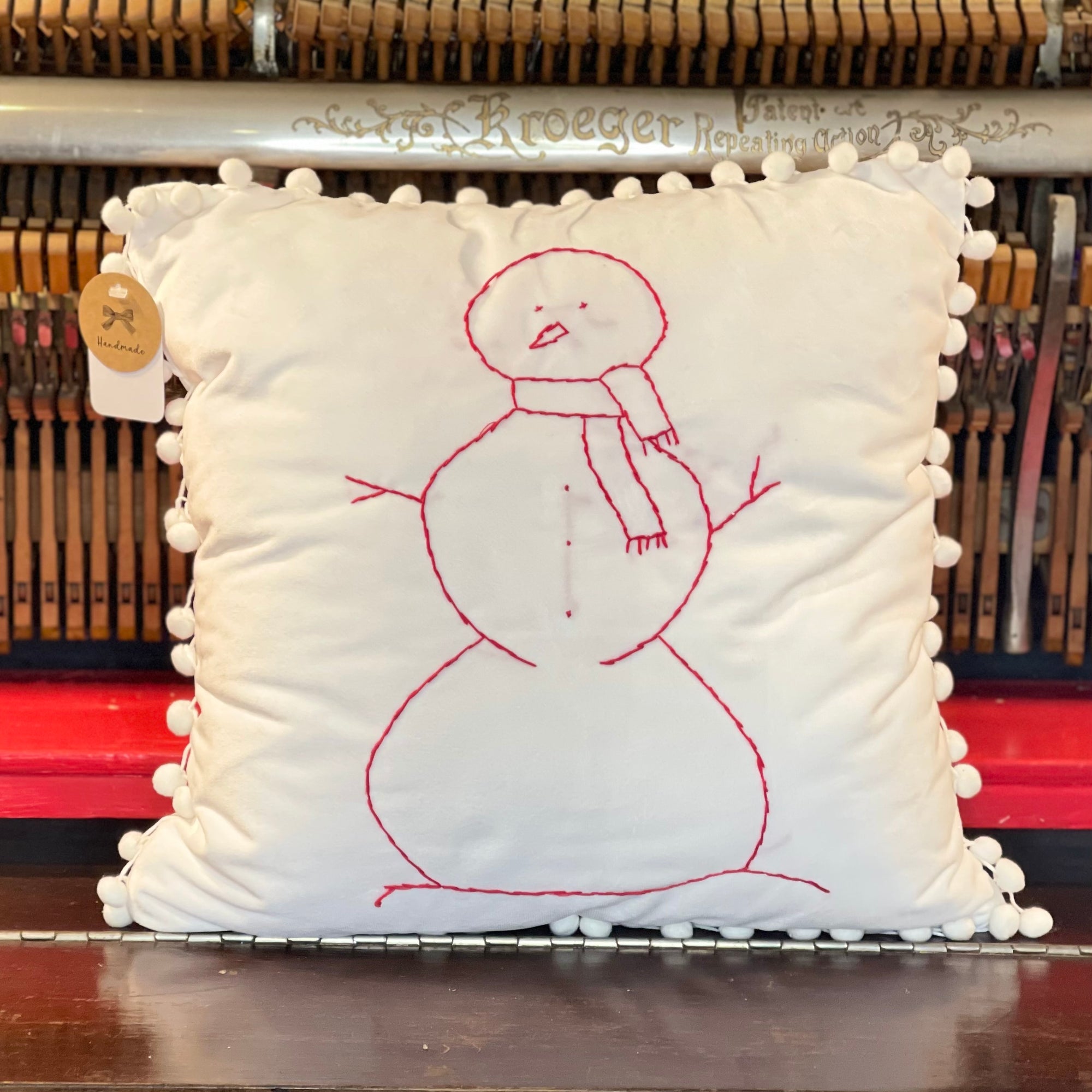Christmas Pillows Barn Bale