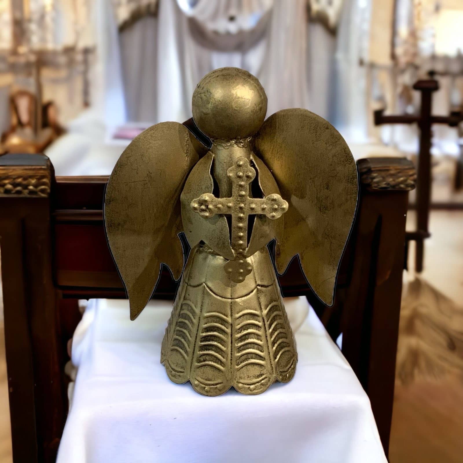Upcycled Metal Angel