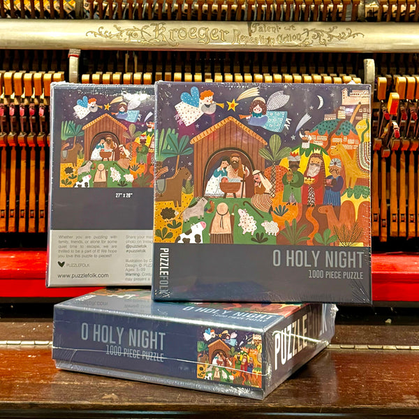 O Holy Night 1000 piece puzzle - Barn & Bale