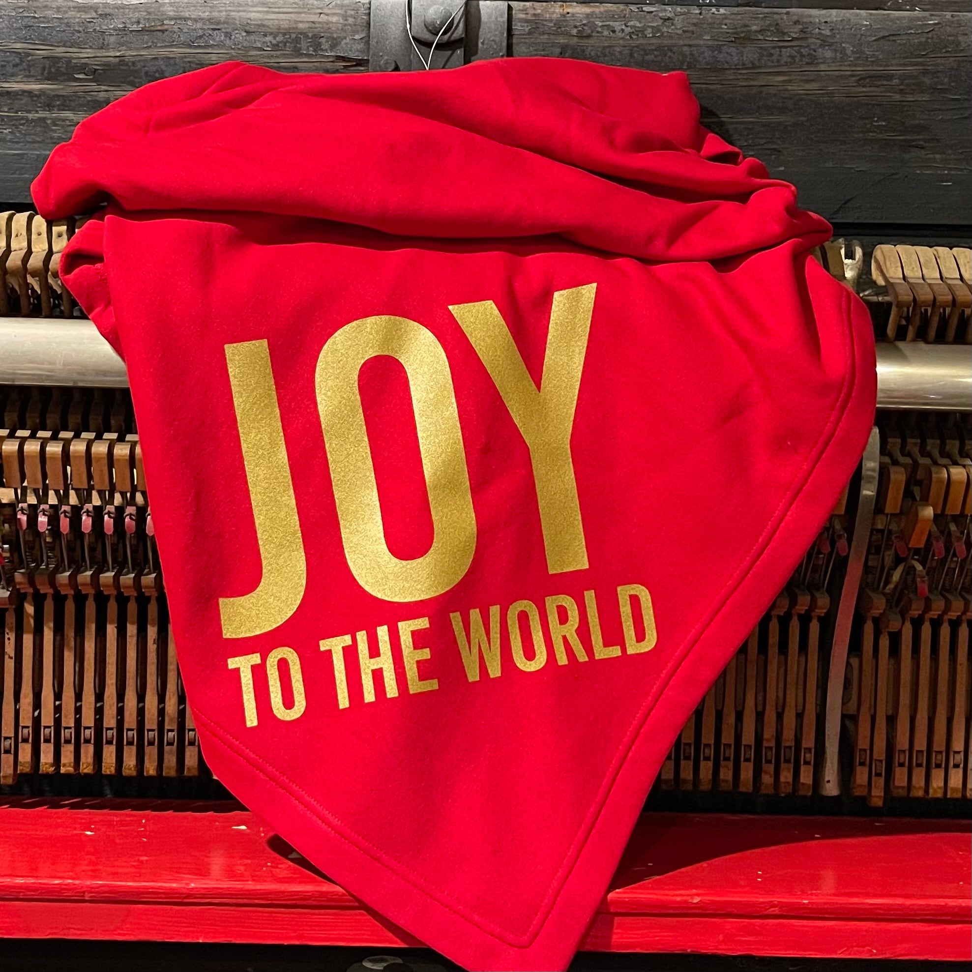 Joy To The World Fleece Sweatshirt Blanket