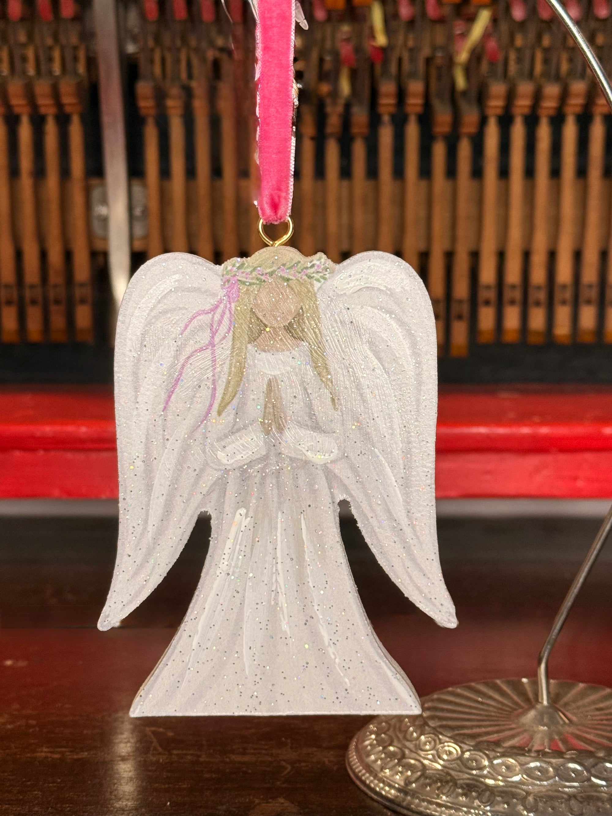 Hand Painted Angel Ornaments