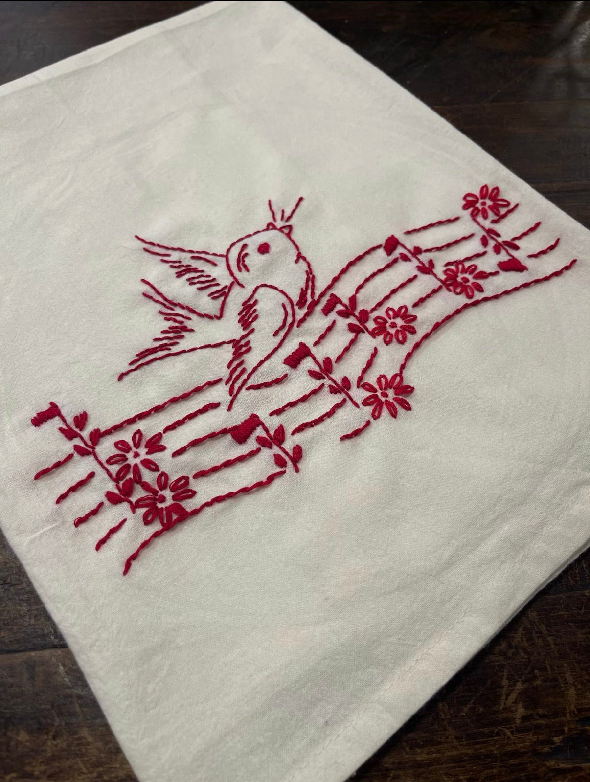 Redwork Embroidery Starter Kit