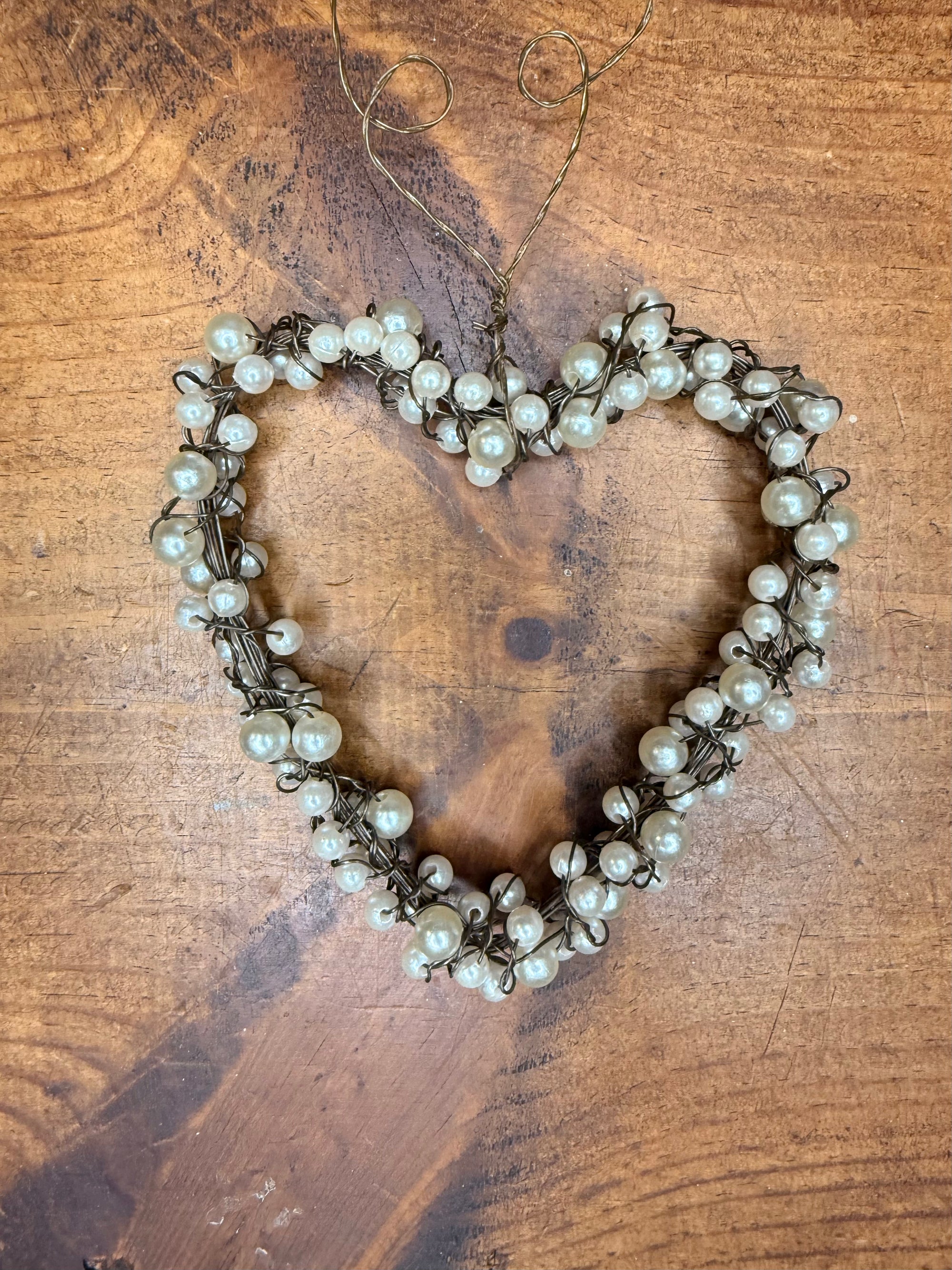 Pearl Heart Ornament