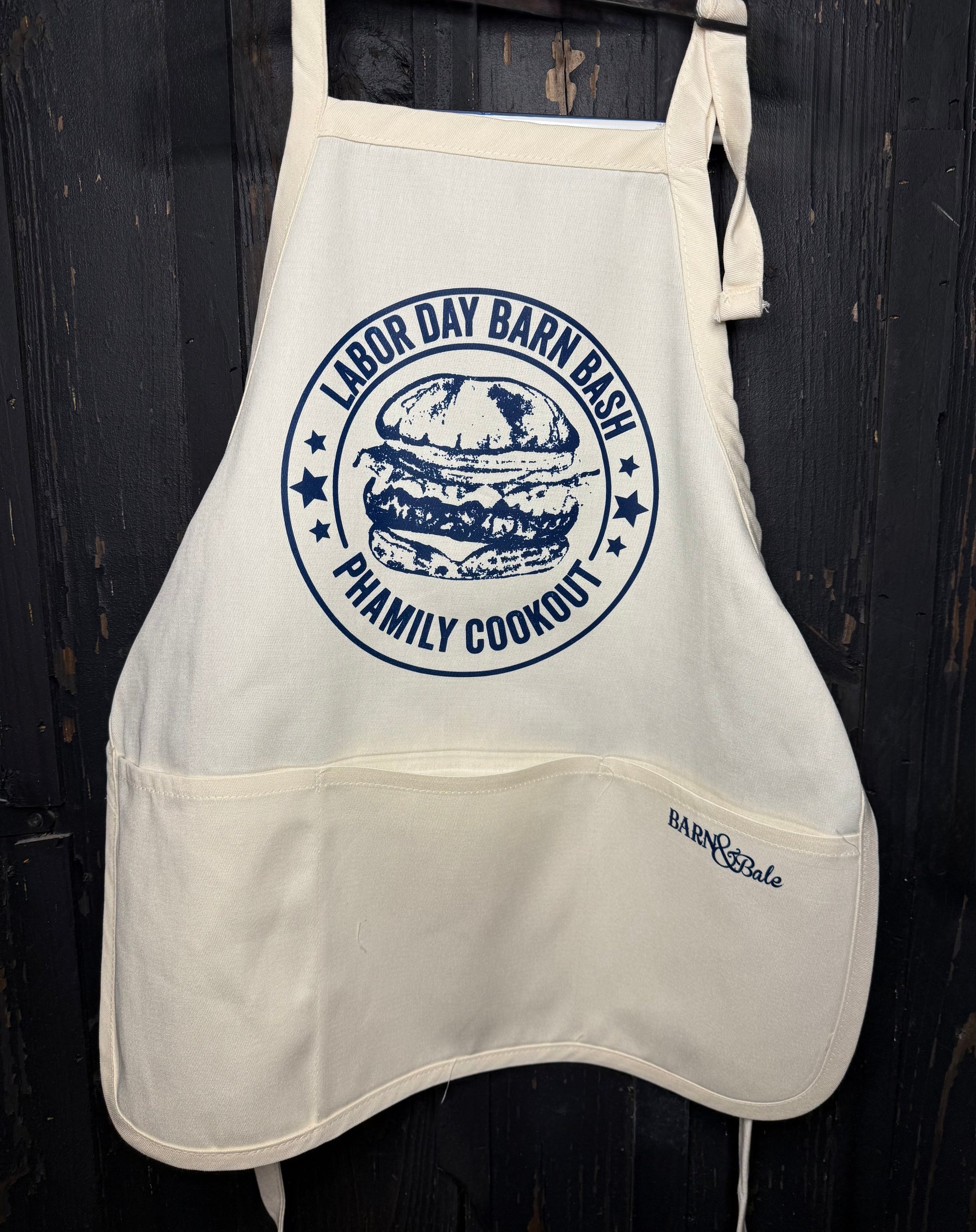 Labor Day Barn Bash Phamily Cookout Apron