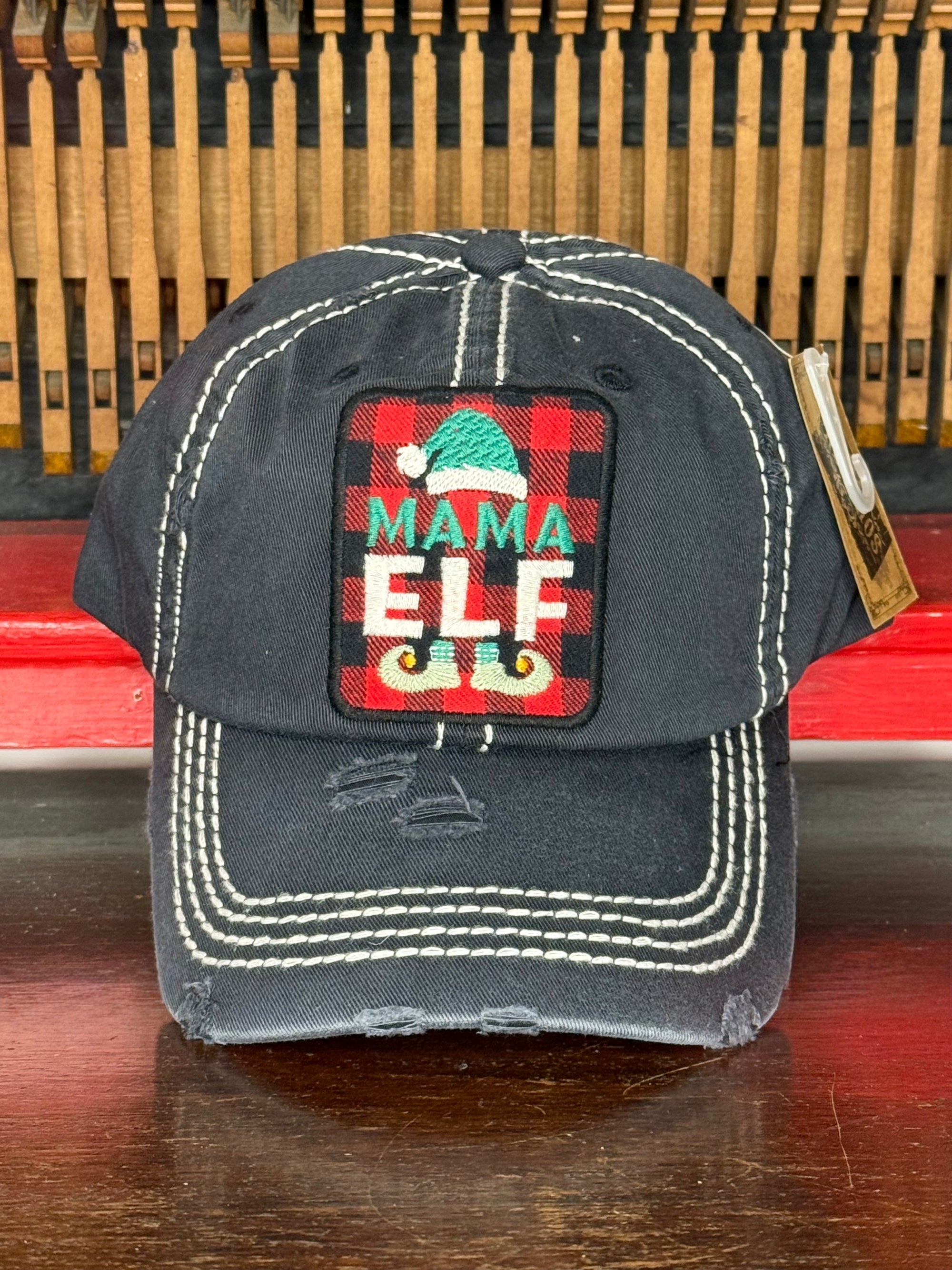 Mama Elf Baseball Cap