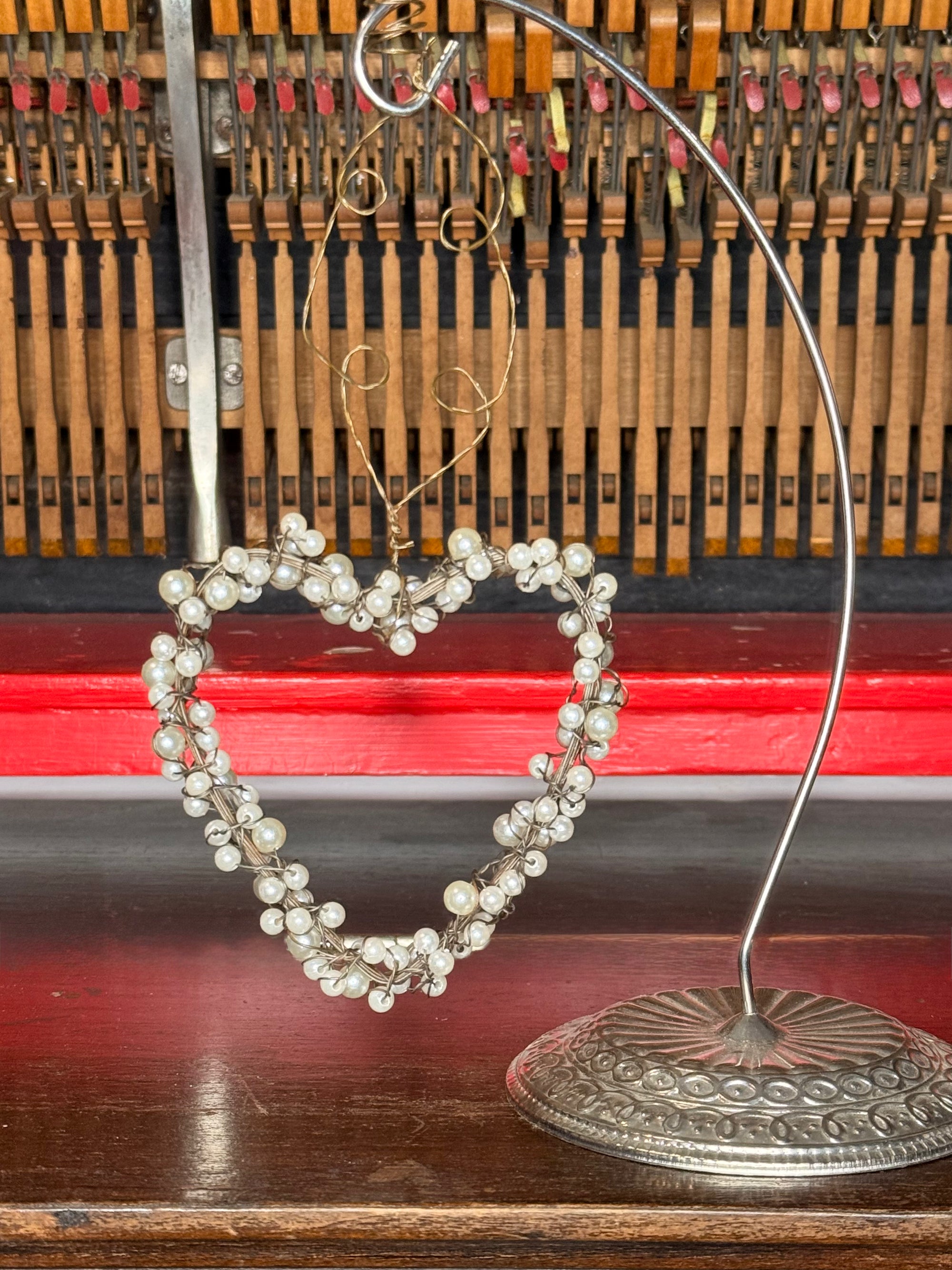 Pearl Heart Ornament