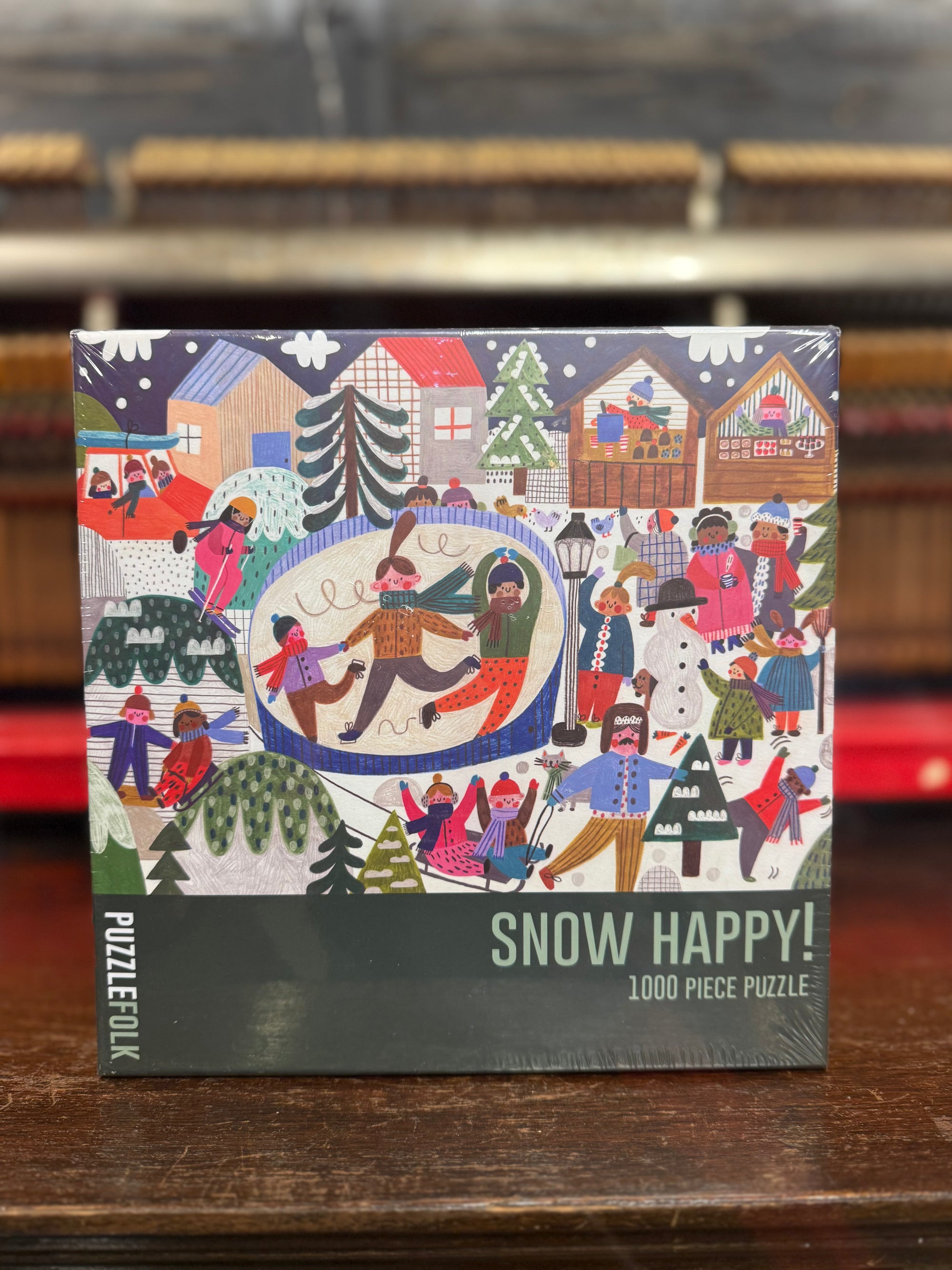 Snow Happy 1,000 Piece Winter Holiday Puzzle