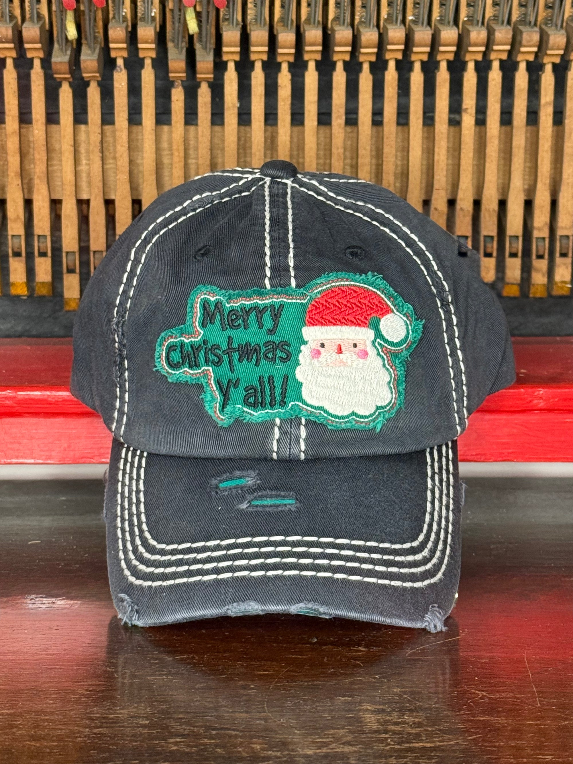 Merry Christmas Y'all Baseball Cap