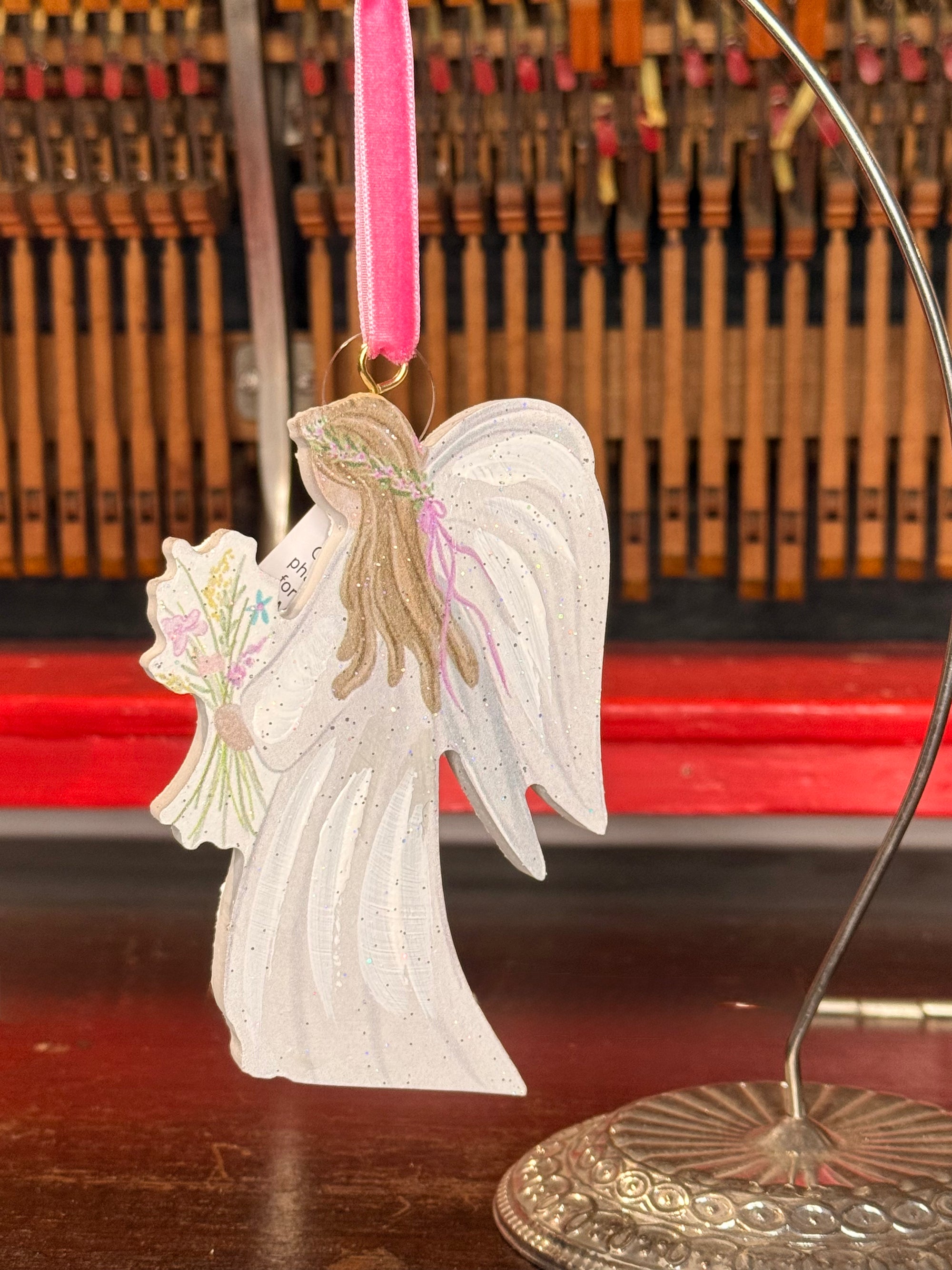 Hand Painted Angel Ornaments