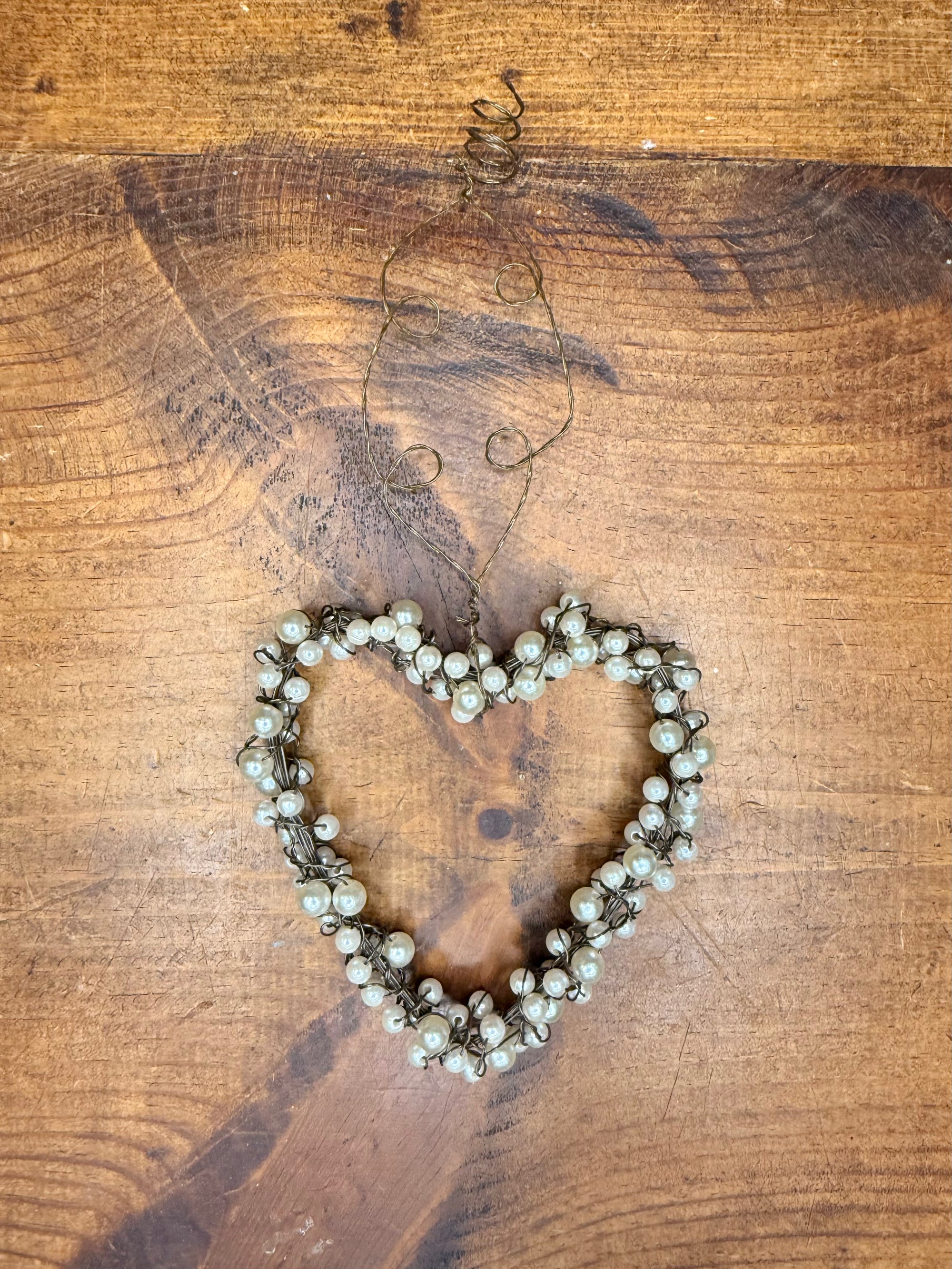 Pearl Heart Ornament