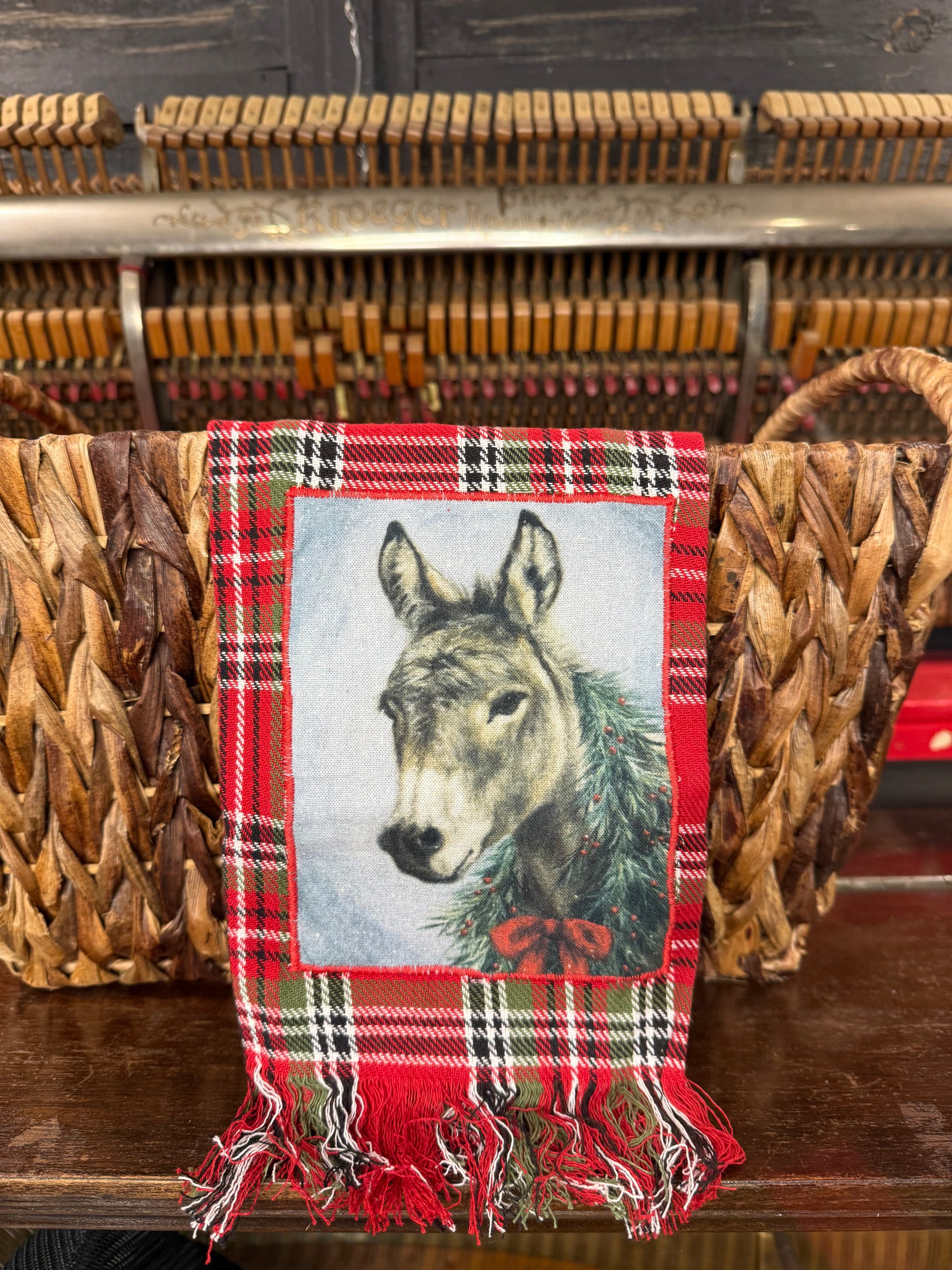 Christmas Mule Kitchen Towel