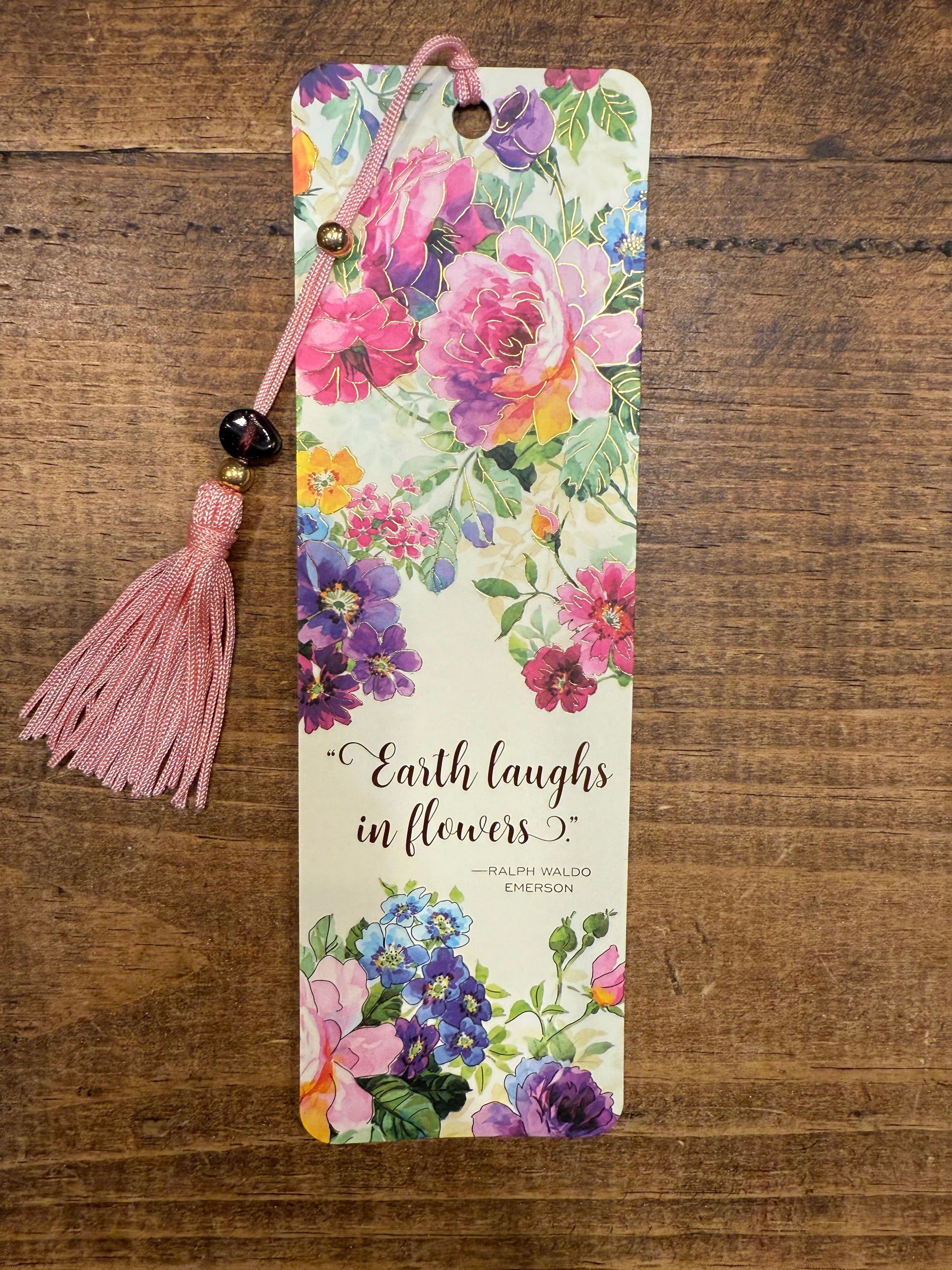 Peony Bookmark