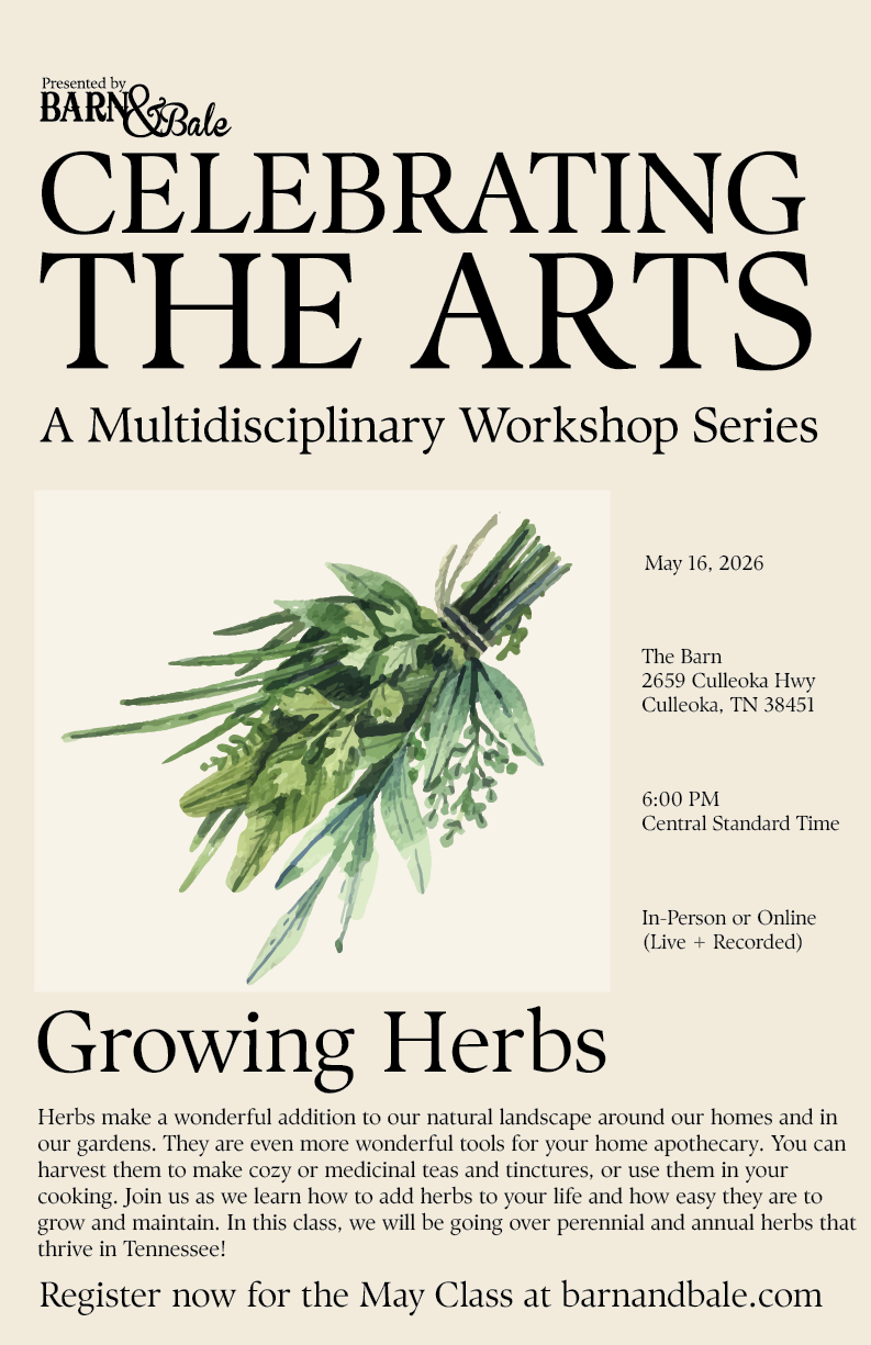 Celebrating the Arts: Growing Herbs(May 16, 2026)