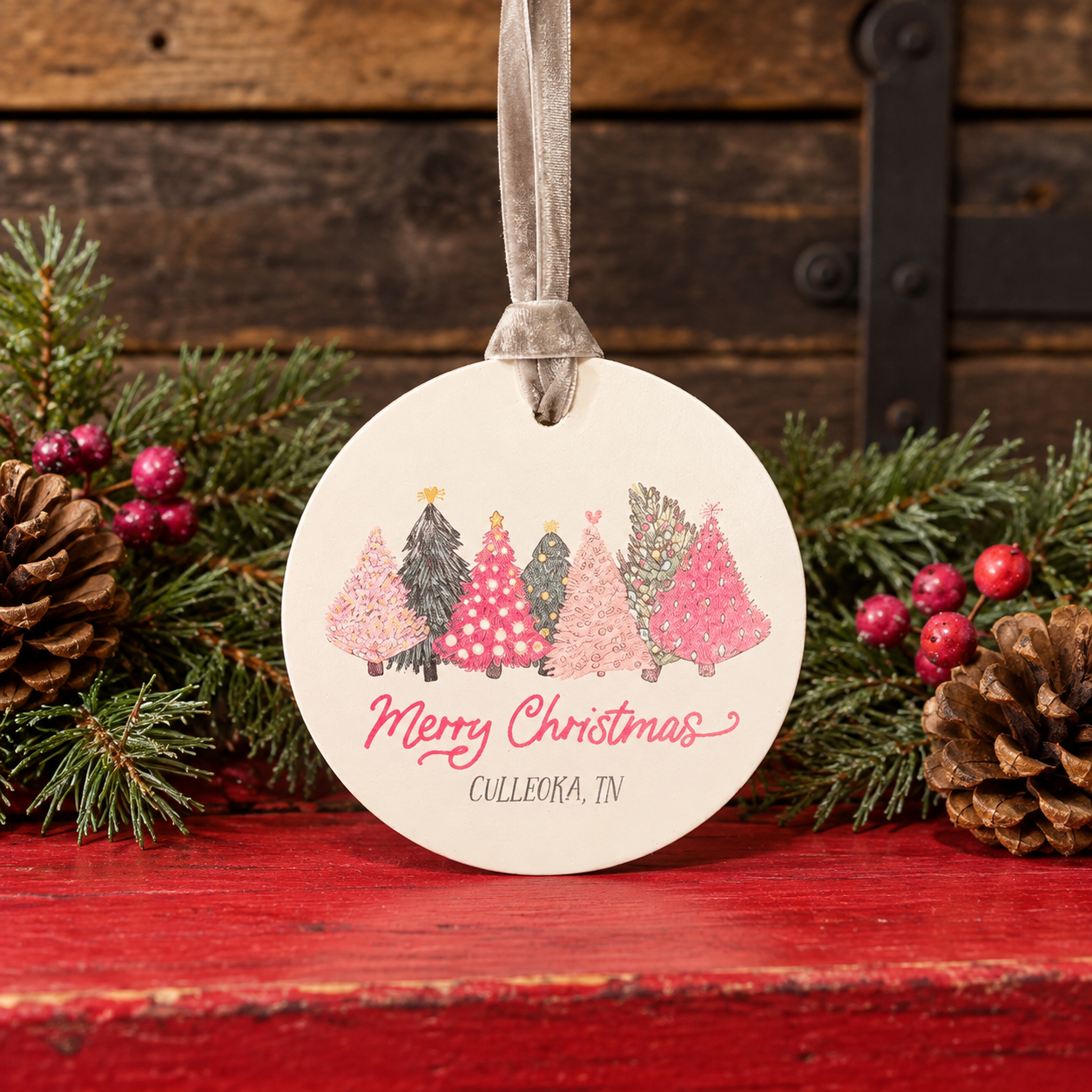 Merry Christmas Culleoka Ornament