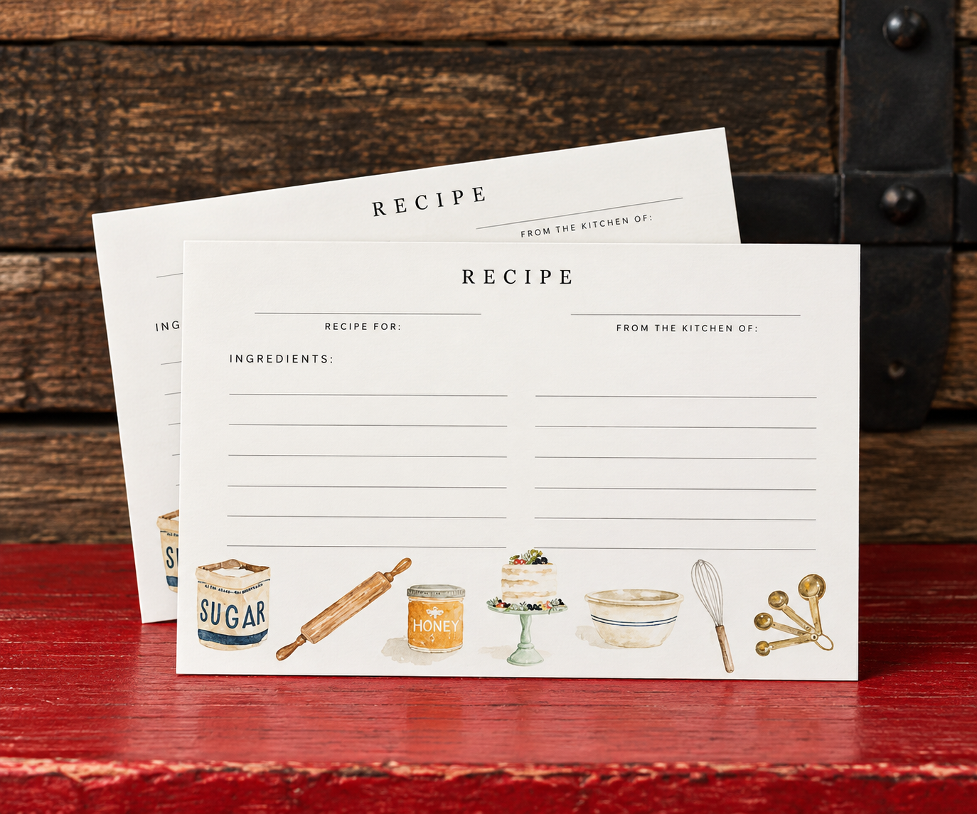 Baking Recipe Cards