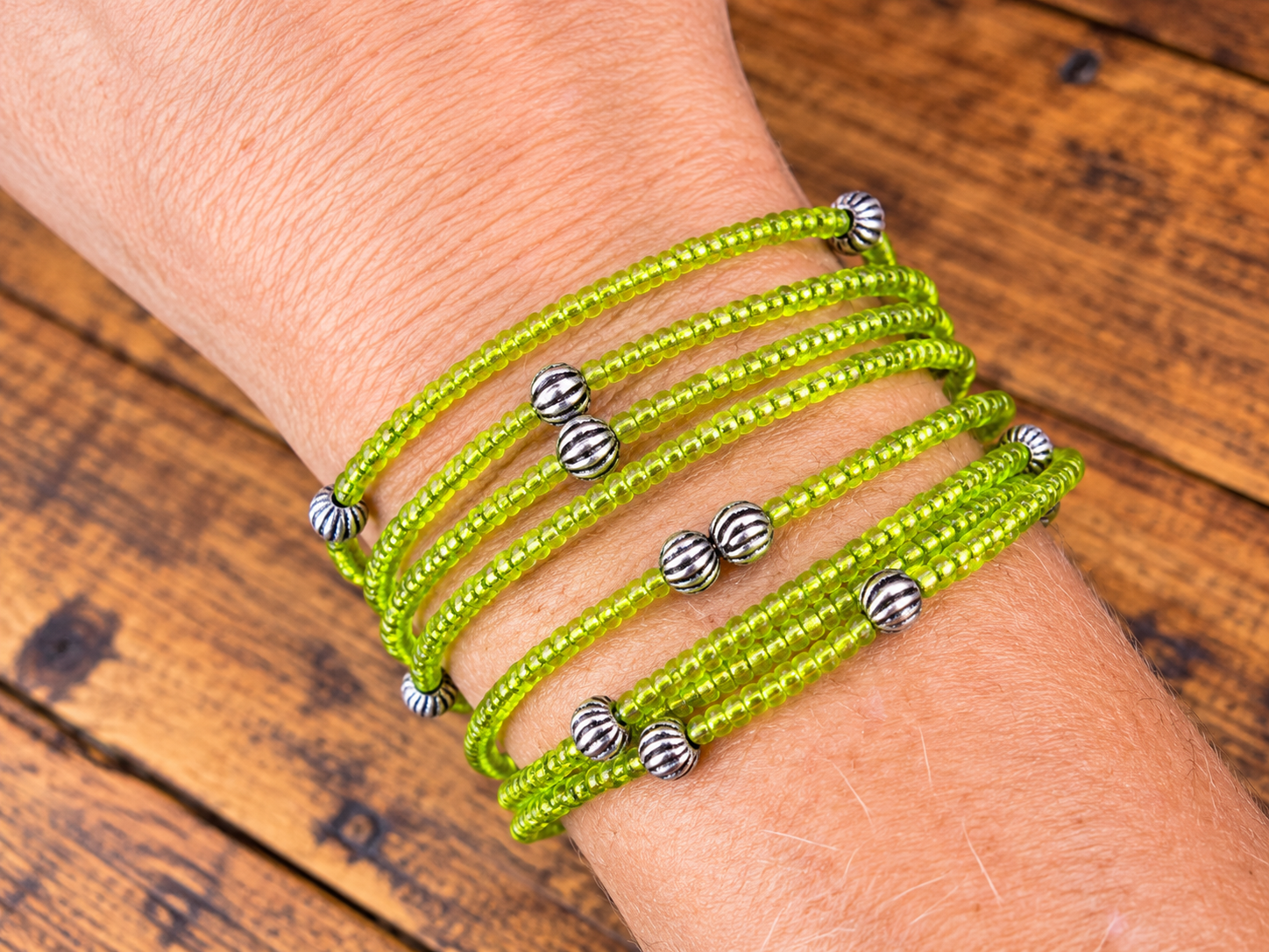 Upendo Memory Wire Bracelets