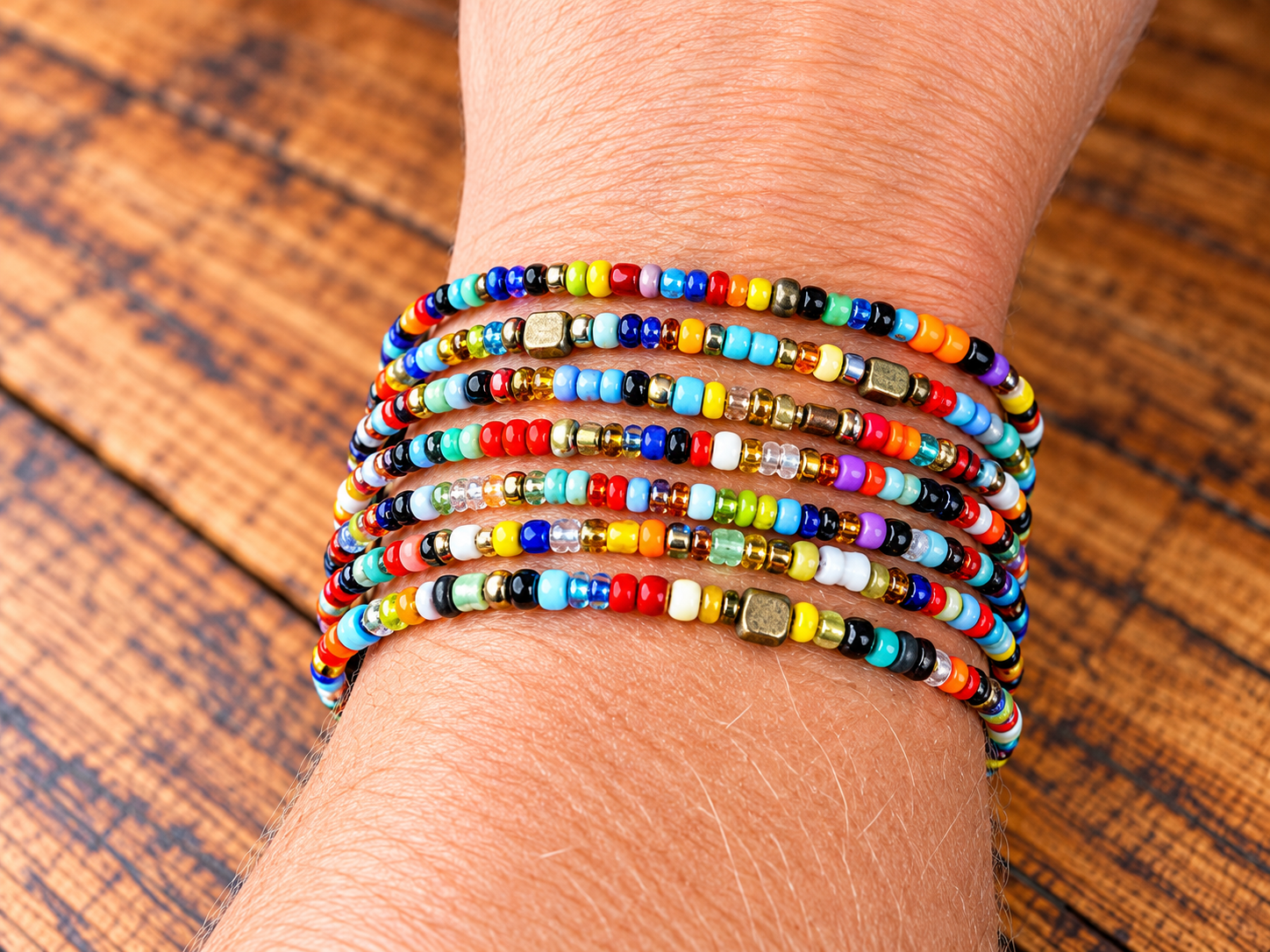 Upendo Memory Wire Bracelets