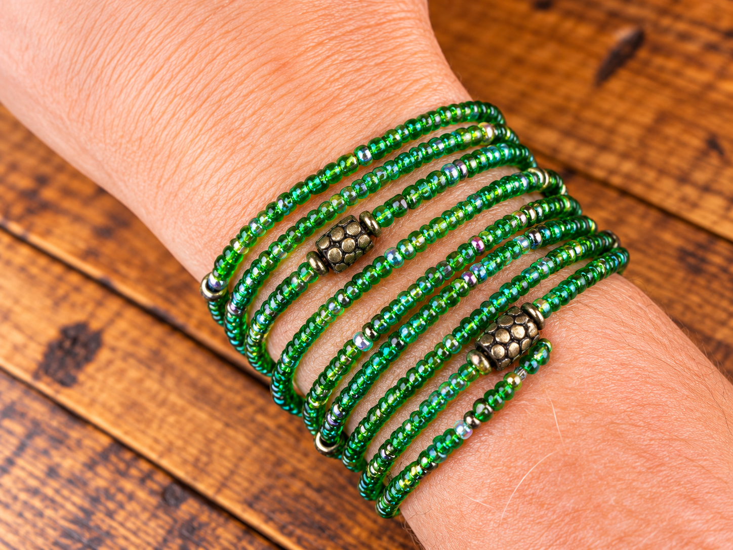 Upendo Memory Wire Bracelets