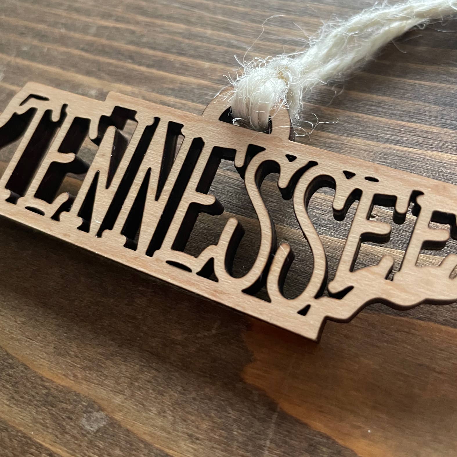 Maple Wood Tennessee Ornament