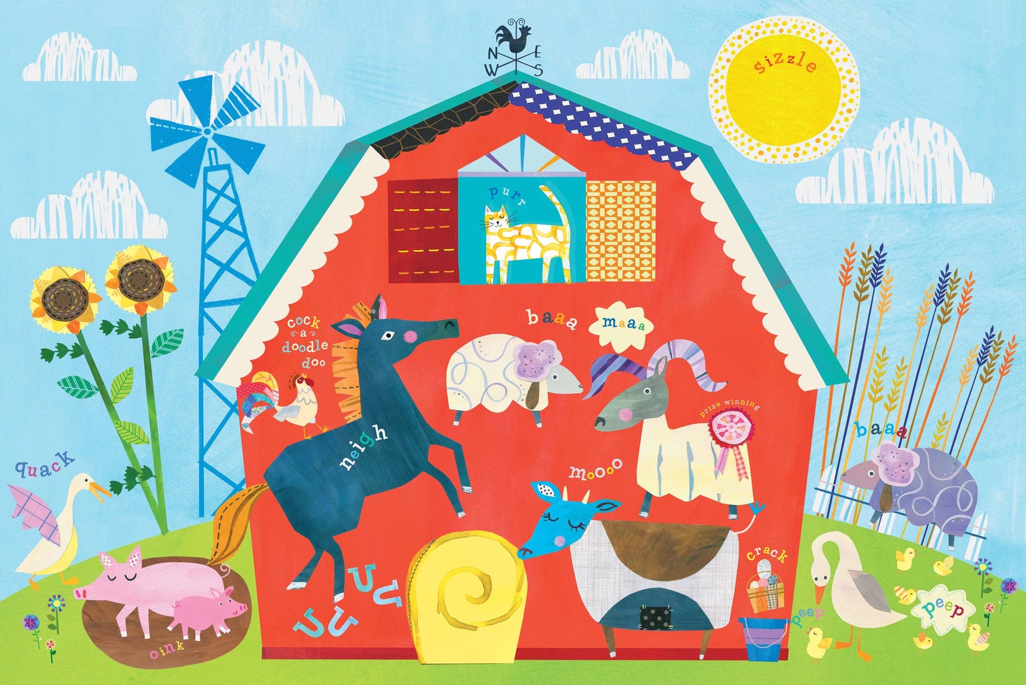 On the Farm Kids' Floor Puzzle