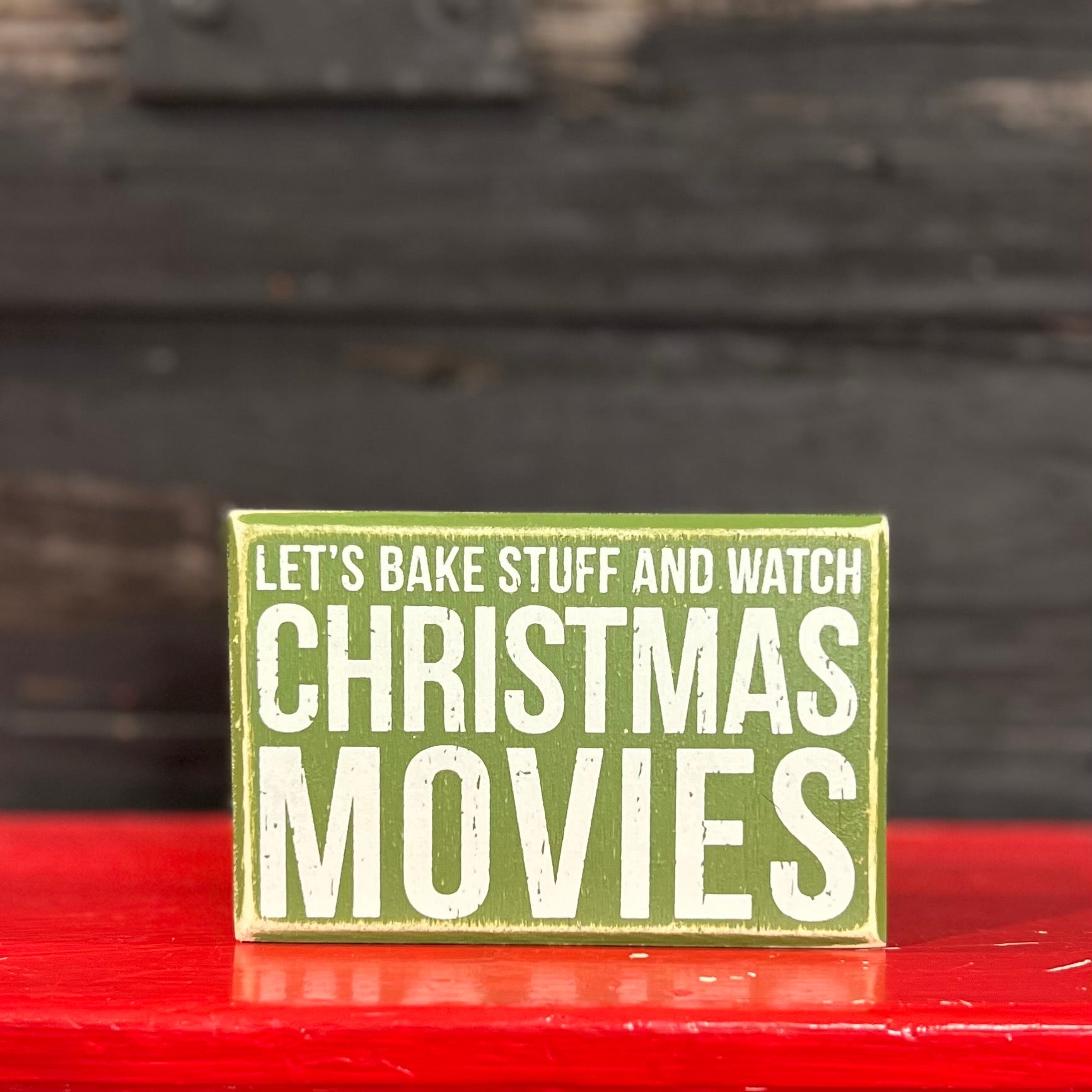 Christmas Wooden Box Signs