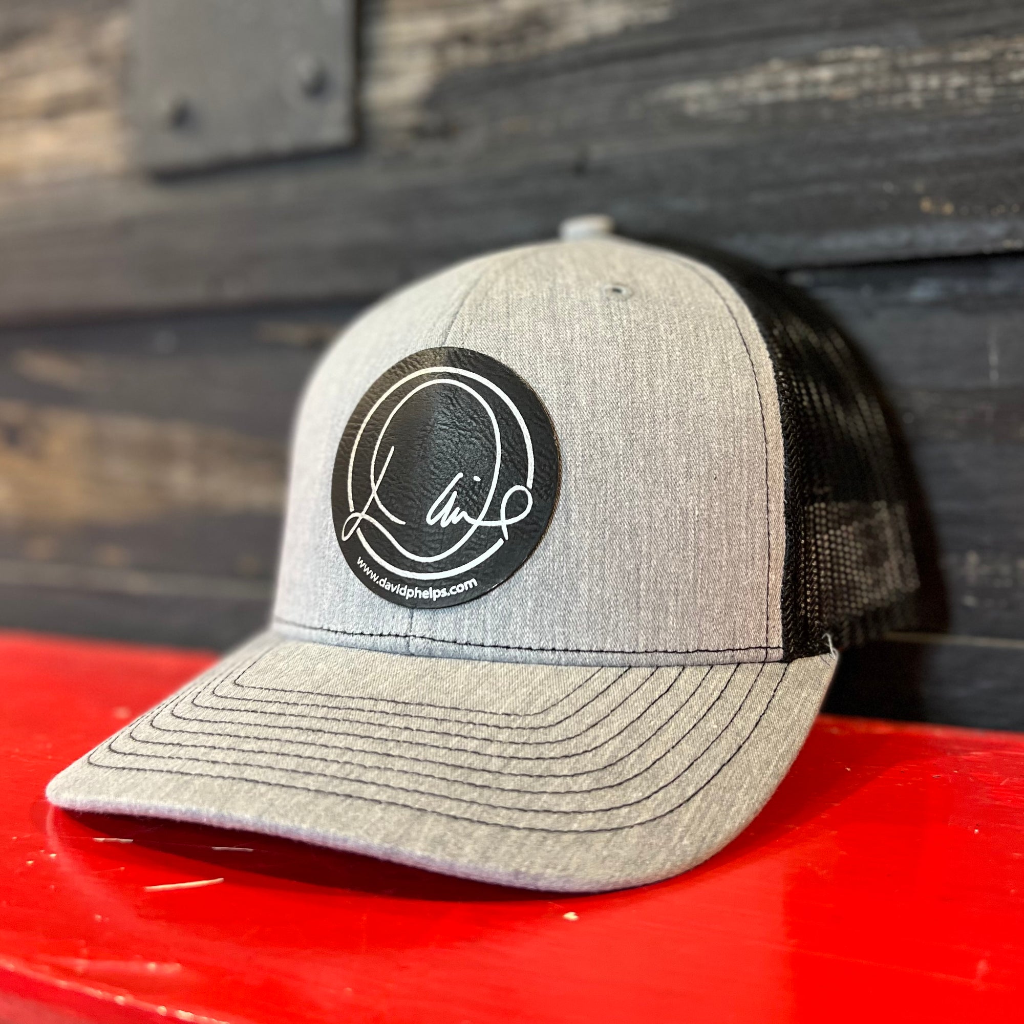 Signature Leather Patch Trucker Hat